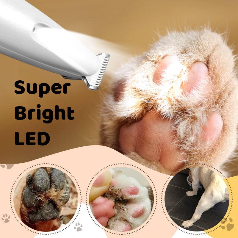 Waterproof Rechargeable Pet Shaver with LED Light(Common to cats and dogs) - clarioy