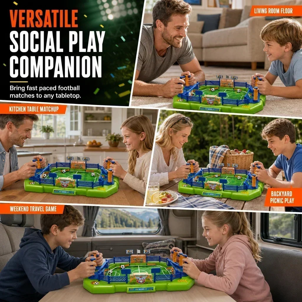 🎁2026 New Arrivals 50% OFF💥2-Player Tabletop Soccer Game – Fast-Paced Family Fun, Builds Reflexes & Hand-Eye Coordination 🏆