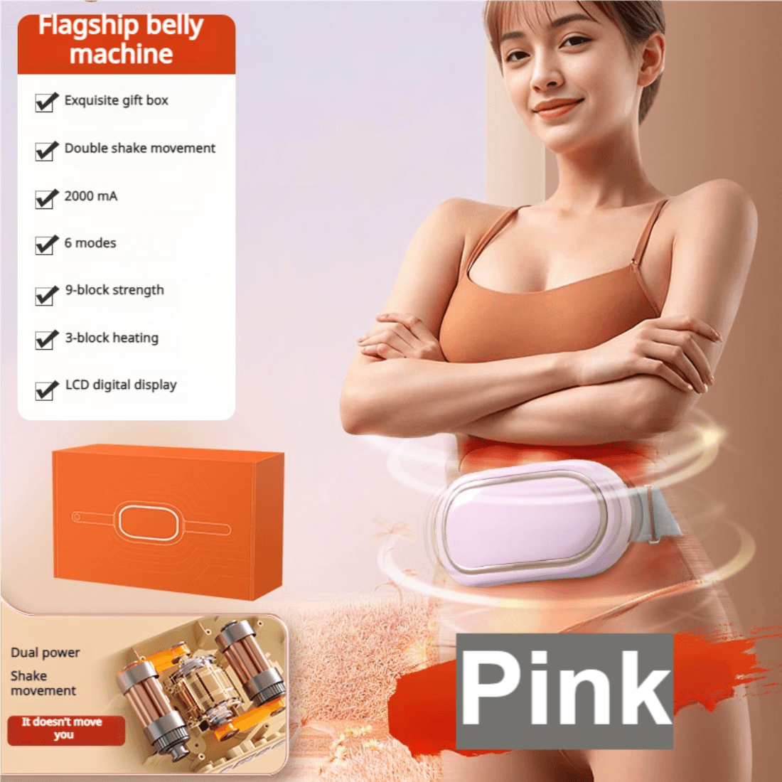 Rechargeable Lazy Abdominal Slimming Machine