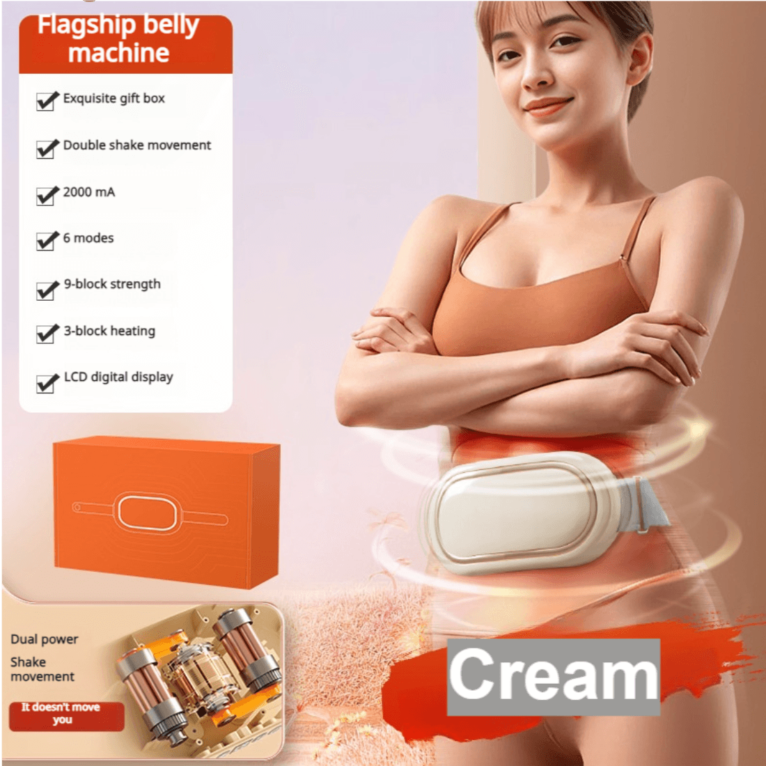 Rechargeable Lazy Abdominal Slimming Machine