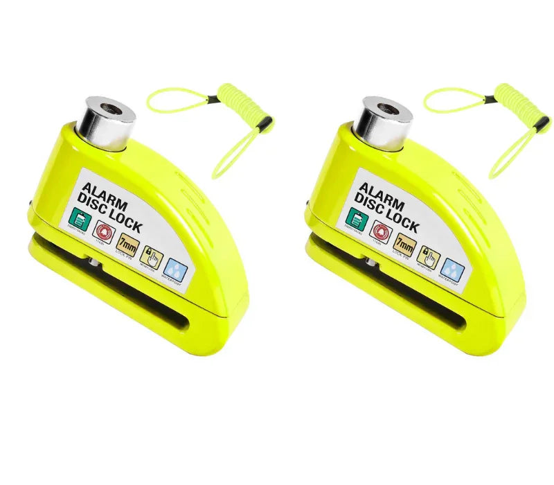 🔒 Motorcycle/Bicycle Disc Brake Lock with Alarm | Instant security, effective deterrent 🚨