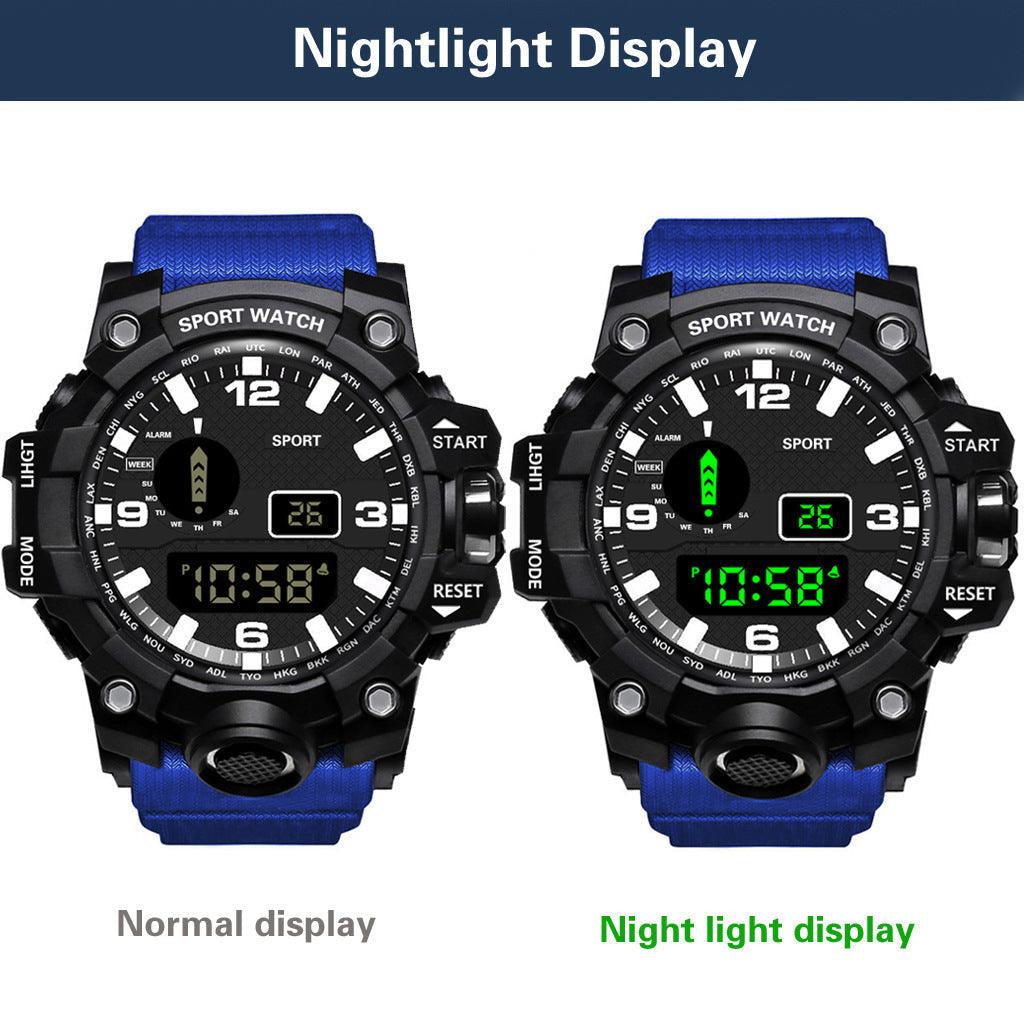 Multifunctional Waterproof Outdoor Sports Watch - clarioy