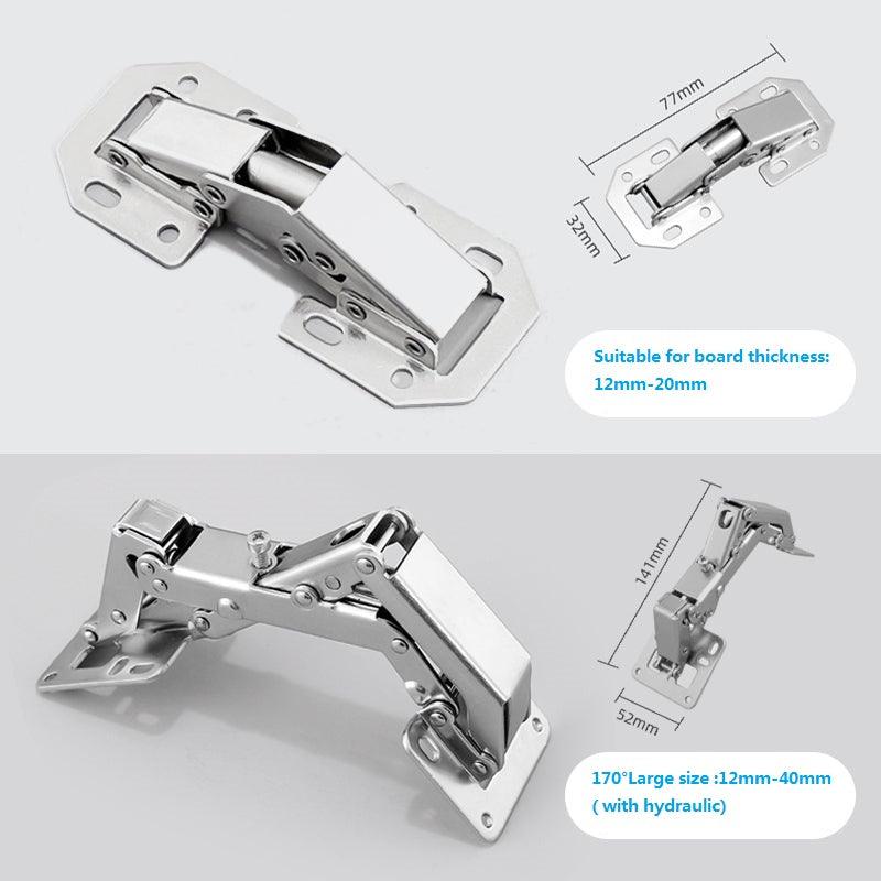 🔥Christmas sale is ending soon🔥Easy installation of bridge-shaped door hinges -Cabinet hinges - clarioy