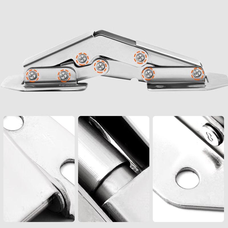 🔥Christmas sale is ending soon🔥Easy installation of bridge-shaped door hinges -Cabinet hinges - clarioy