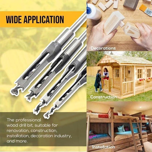 🔥Good Tools 👍Hollow Chisel Mortise Drill Tool - clarioy