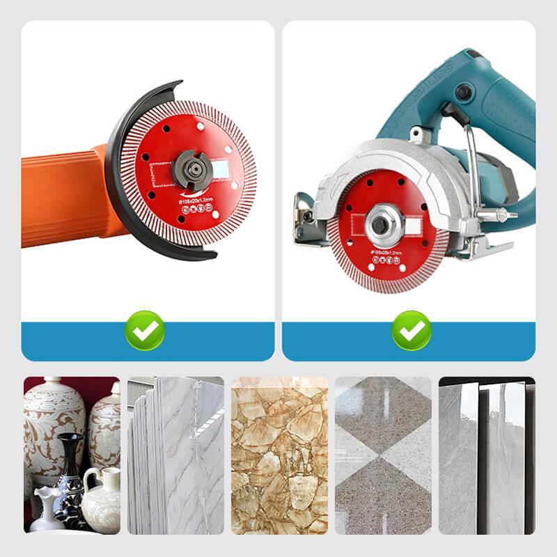 Ultra-fine corrugated tile cutting discs master - clarioy