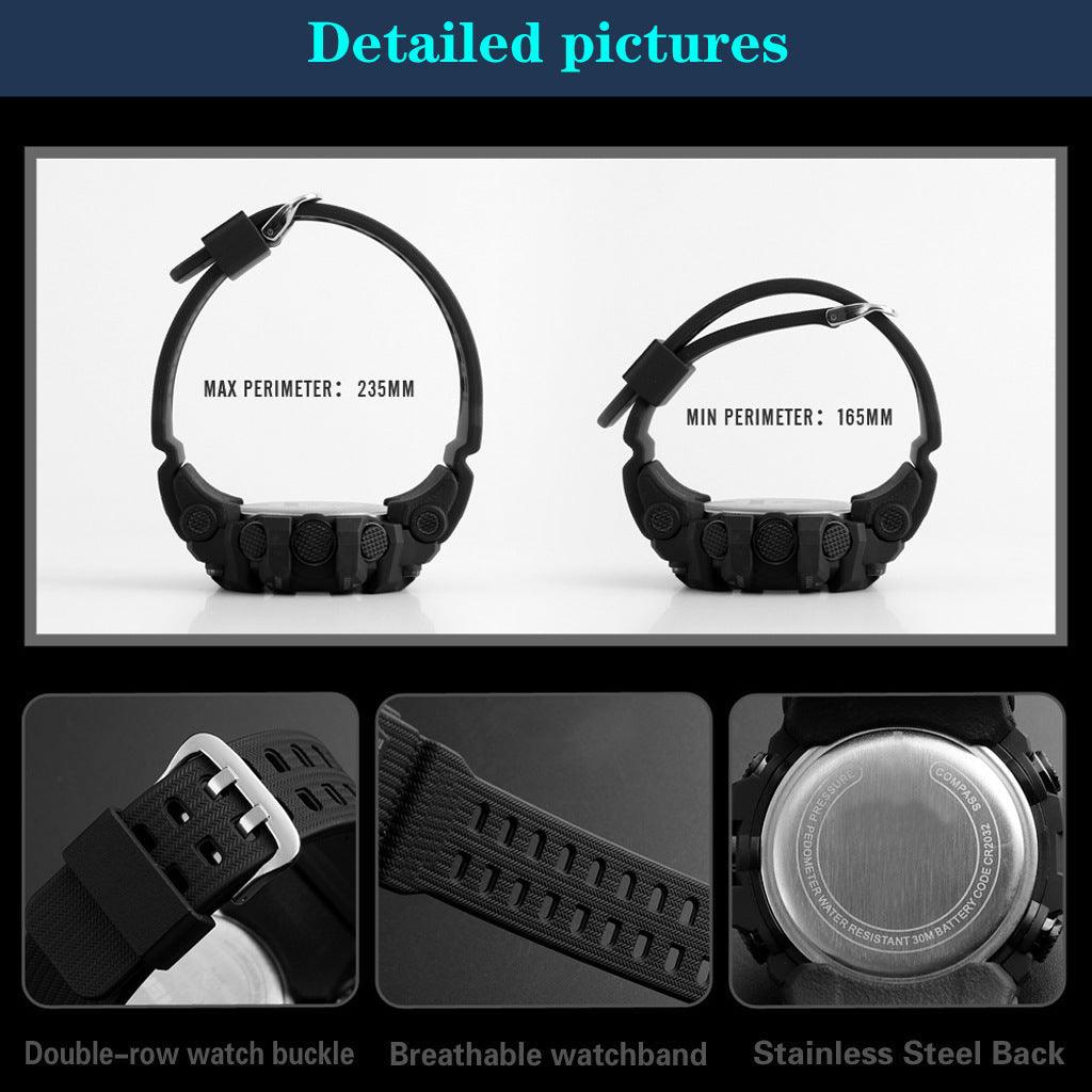 Multifunctional Waterproof Outdoor Sports Watch - clarioy