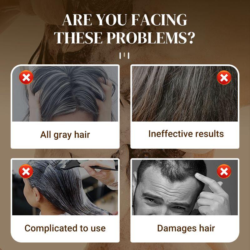❤️🔥Hot Sale 50% OFF✨Long Lasting Natural Hair Dye Shampoo - clarioy