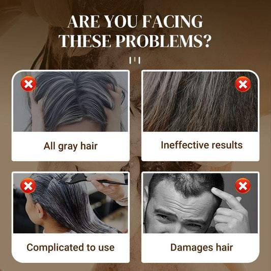 ❤️🔥Hot Sale 50% OFF✨Long Lasting Natural Hair Dye Shampoo - clarioy