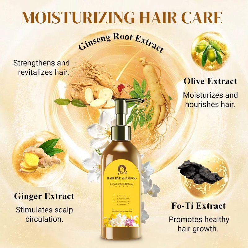 ❤️🔥Hot Sale 50% OFF✨Long Lasting Natural Hair Dye Shampoo - clarioy