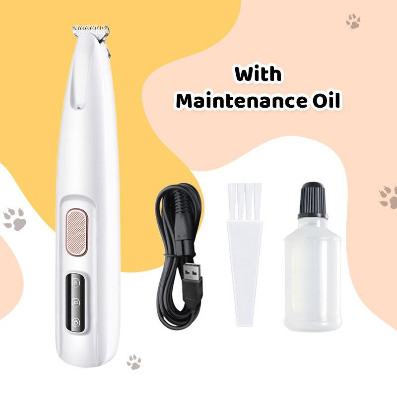 Waterproof Rechargeable Pet Shaver with LED Light(Common to cats and dogs) - clarioy