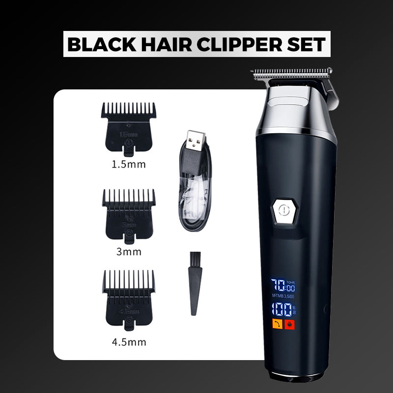 💕Household Digital Display Professional Electric Hair Clipper Set
