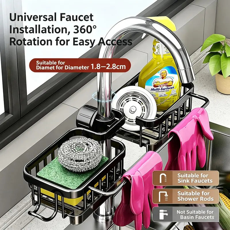 2026 New Arrival👩🍳 Kitchen Sink Faucet Organizer