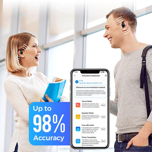 🎧🎅Early Xmas Sales - 62% OFF🔥AI Voice Translation Bluetooth Earbuds - clarioy