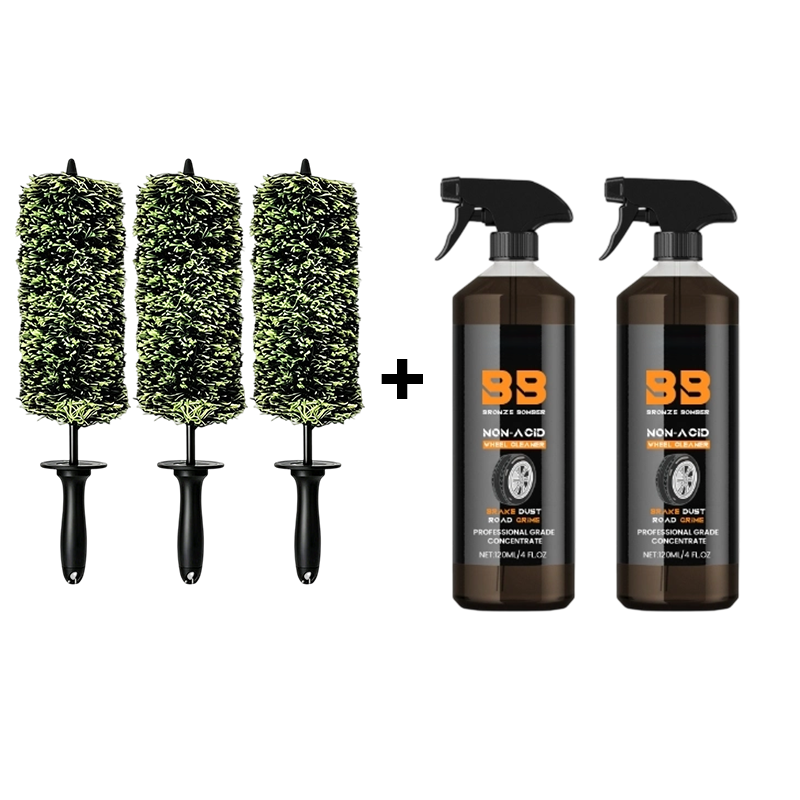 ⏰🔥LIMITED TIME 50% OFF!🔥50K+ SOLD!🧹 Extra-Long Wheel Barrel Brush — Reaches Deep Inside Alloy Wheels for a Complete Clean