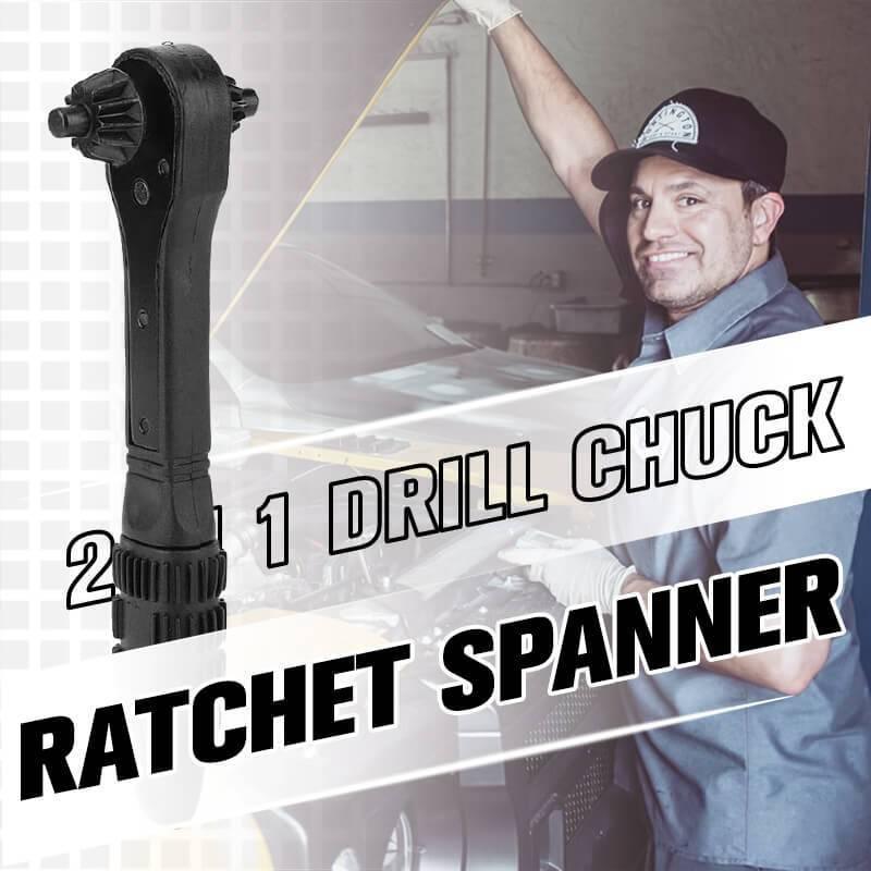 2 in 1 Drill Chuck Ratchet Spannerđ„49% OFFđ„ - clarioy