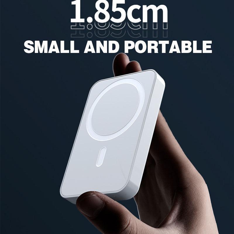 Portable wireless magnetic fast charging power bank(5000mAh) - clarioy