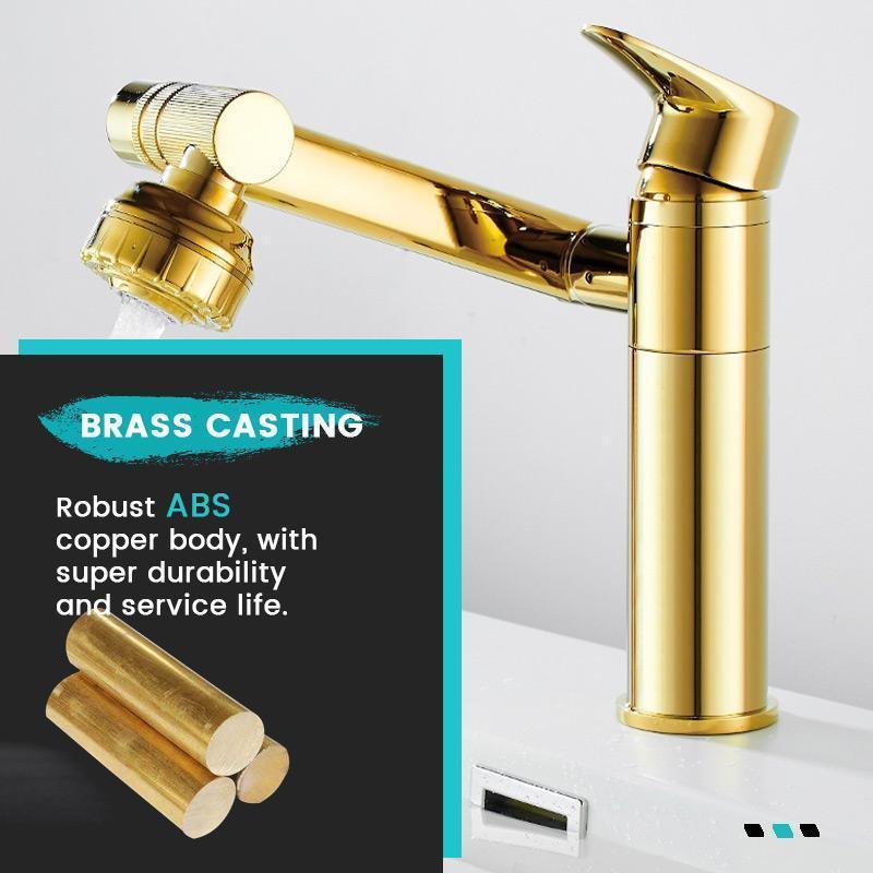🎁Hot Sale 50% OFF⏳Single Hole Hot And Cold Water Faucet Universal Swivel Basin Faucet - clarioy