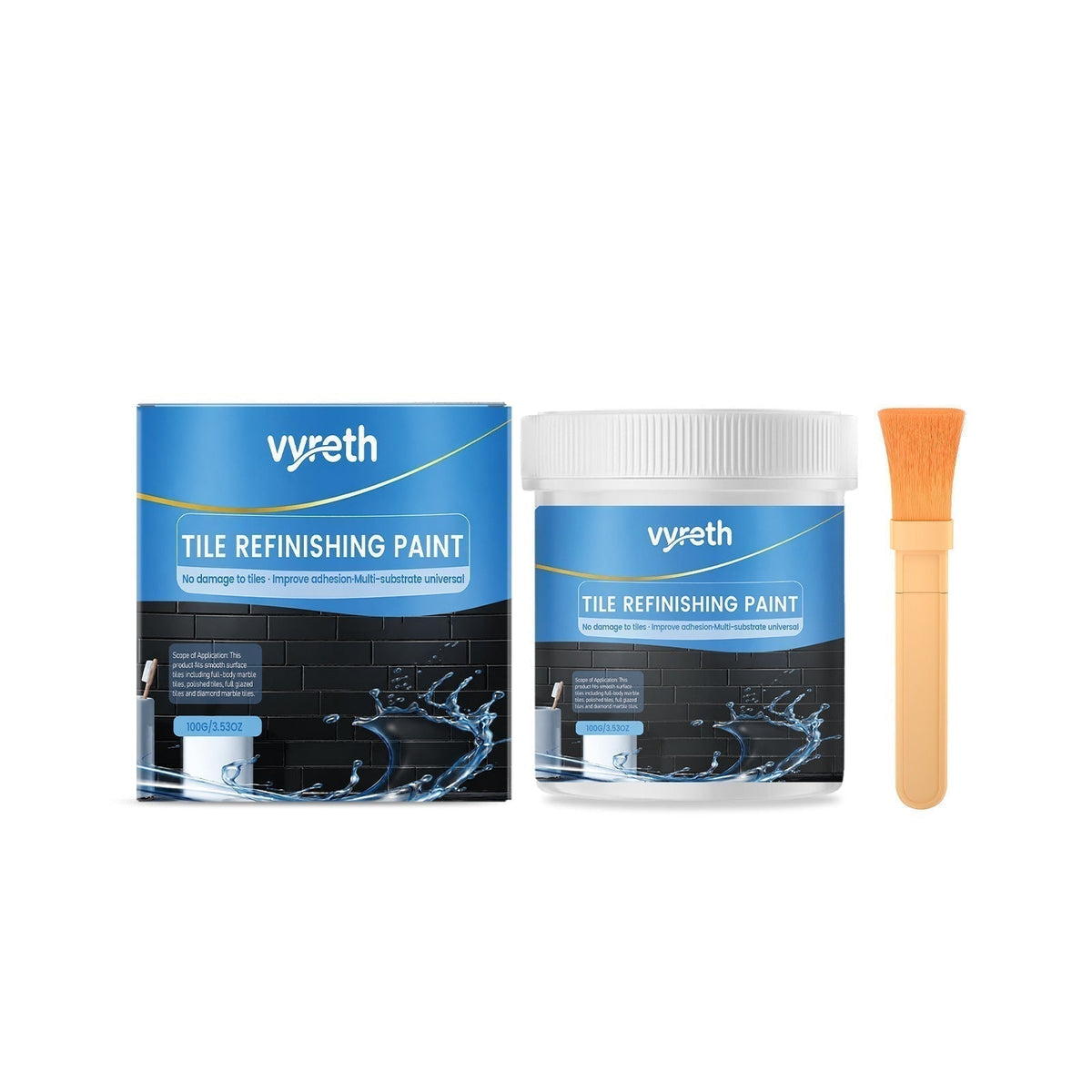 🛁 LIMITED-TIME 50% OFF! 🎨 White Tile Refinishing Paint – Waterproof, Easy Apply, Bright Finish ✨