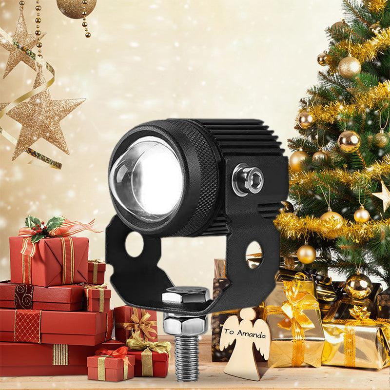 Universal Motorcycle LED Strong Light High and Low Beam Spotlight - clarioy