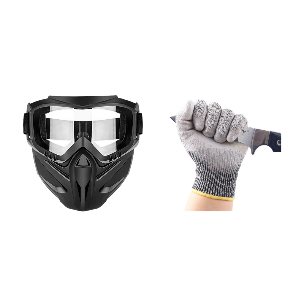 Detachable Full Face Goggle Maskš„ Customer Favoriteš„