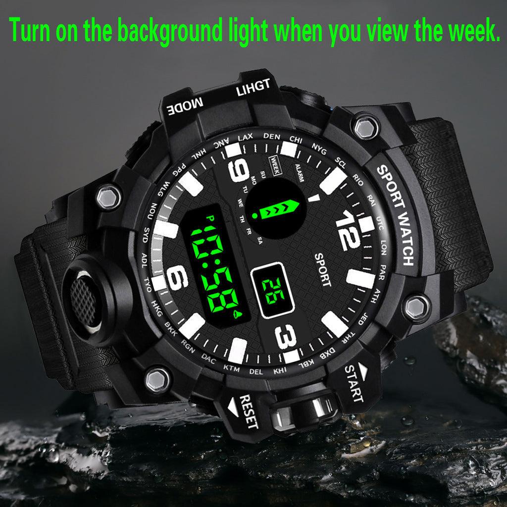 Multifunctional Waterproof Outdoor Sports Watch - clarioy