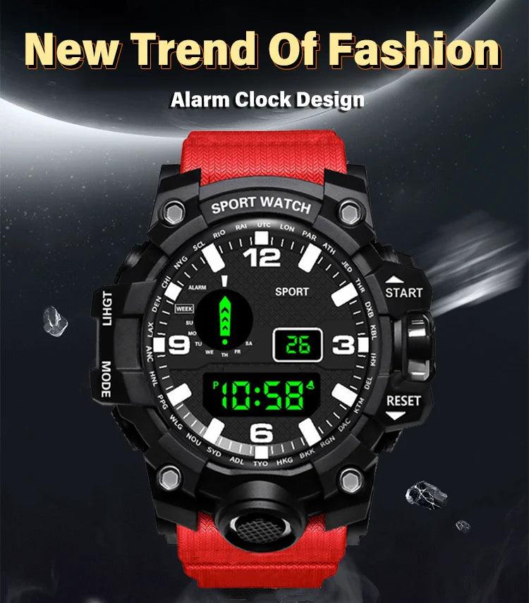 Multifunctional Waterproof Outdoor Sports Watch - clarioy