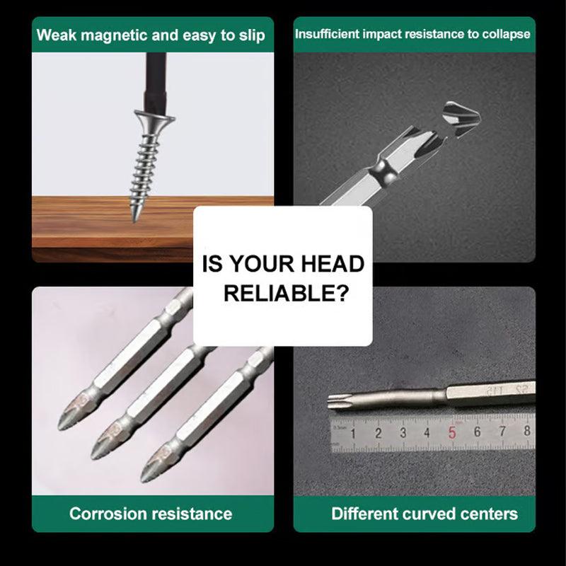 Powerful Durable Non-Slip Magnetic Screwdriver Head - clarioy