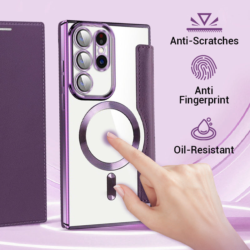 ๐ฑ2024 New leather textured flip mobile phone case for Samsung