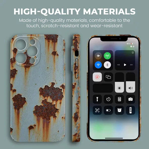 🔥2025 Hot Sale 🔩Vintage Rust Hard Case For iPhone