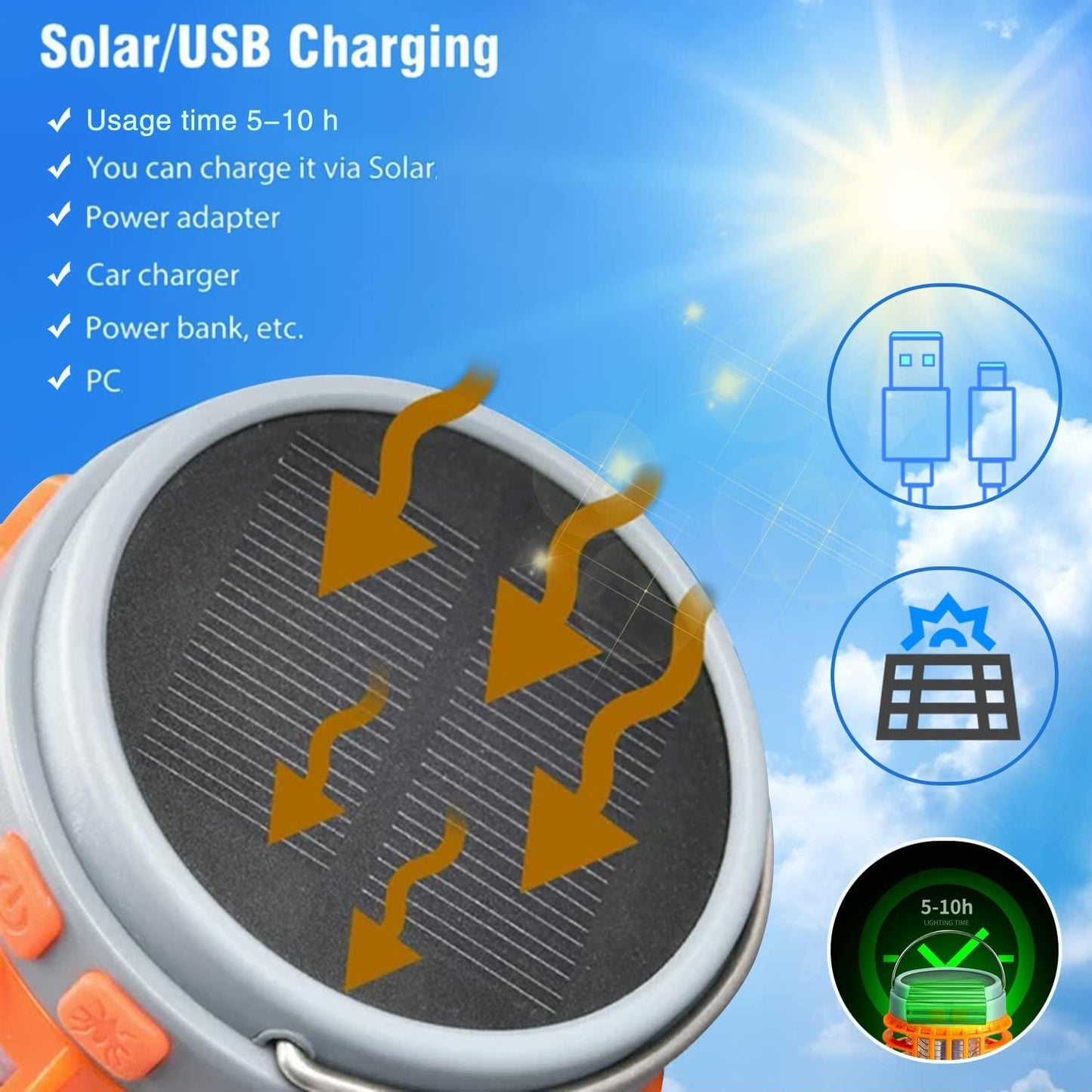 đ„Multi-functional Solar Camping Mosquito Killer Lamp - clarioy