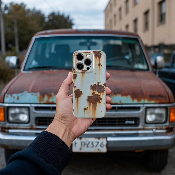 🔥2025 Hot Sale 🔩Vintage Rust Hard Case For iPhone