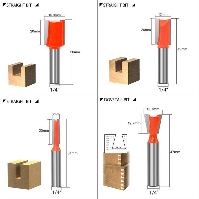 🔥Last Day Sale 50%🔥8mm Router Bit Set - clarioy