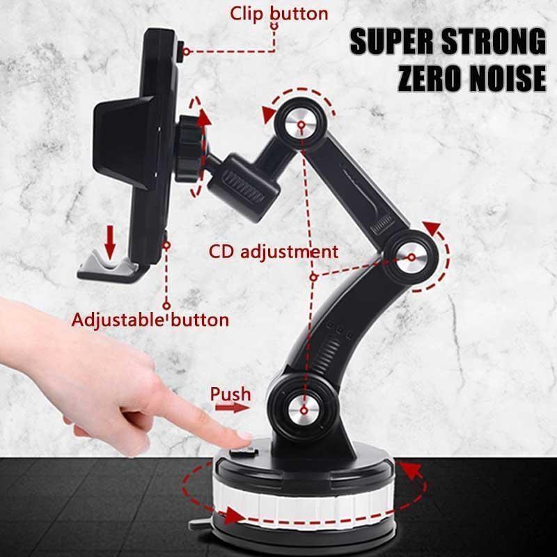 🔥Hot sale!💥Phone Mount for Car Center Console Stack Super Adsorption Phone Holder - clarioy