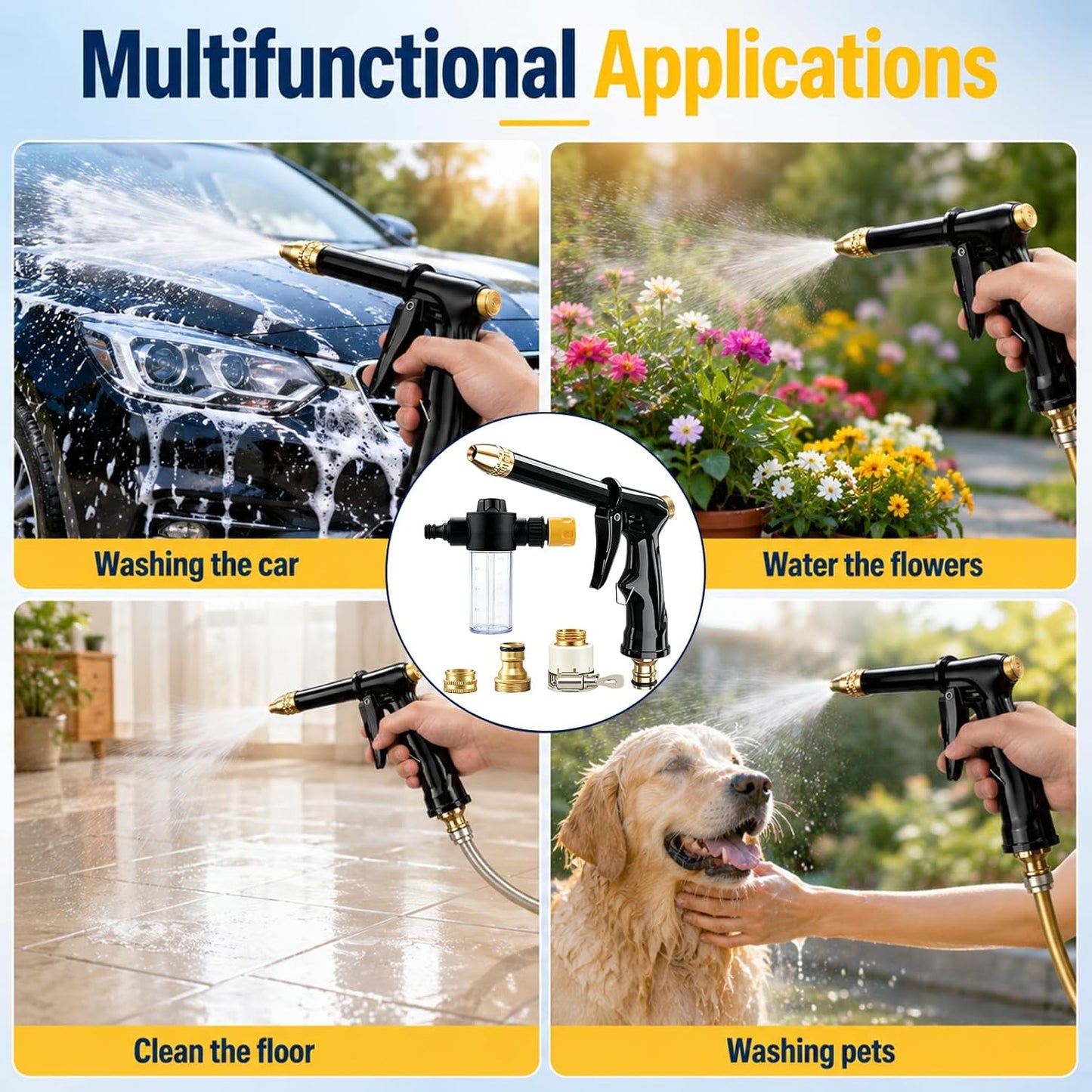 š¦ LIMITED-TIME 50% OFF! ⨠High-Pressure Water Jet Gun ā 2 Modes, Ergonomic, Leak-Proof š§¼
