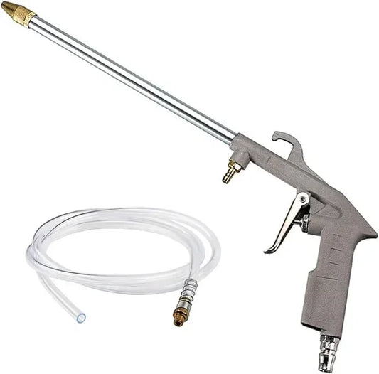 Premium auto cleaning air blow gun with long nozzle and clear hose from clarioy