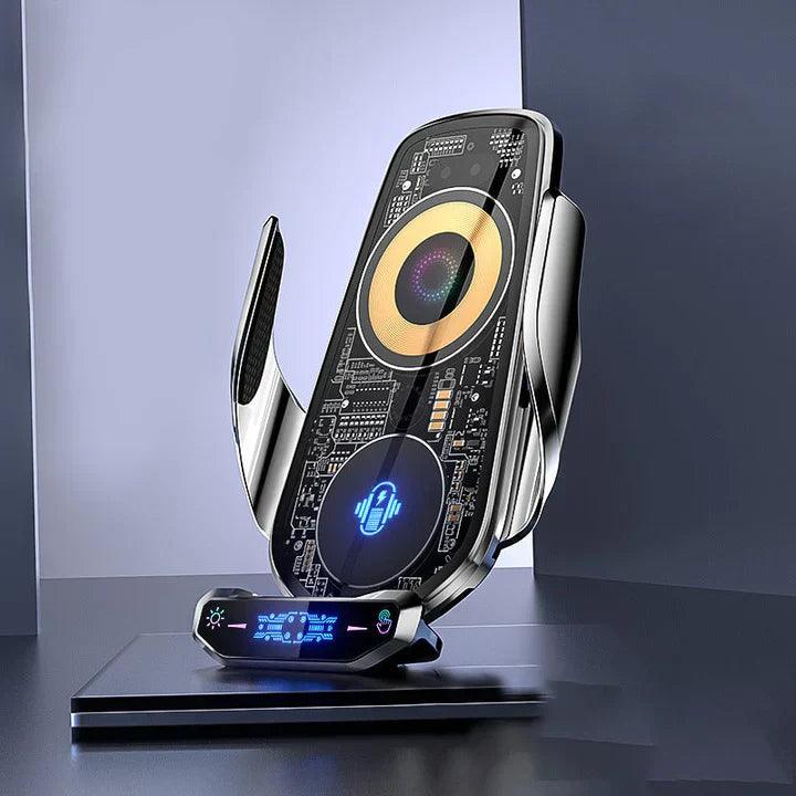 Smart Wireless Charging Car Mount Sci-Fi Style Cell Phone Holder (🔥Buy 2 Get Free Shipping!) - clarioy
