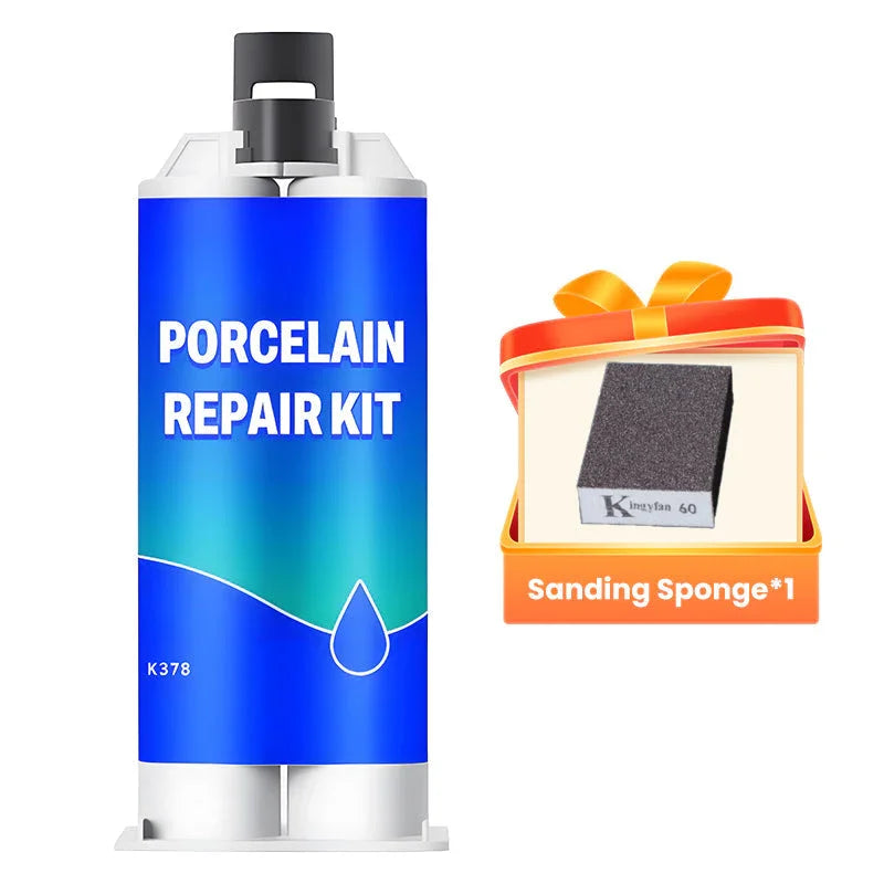 Porcelain repair kit with sanding sponge included, clarioy homeware repair tool