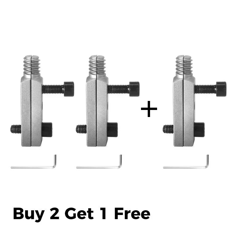 Buy 2 Get 1 Free offer on clarioy auto tool clamps with hex keys, white background