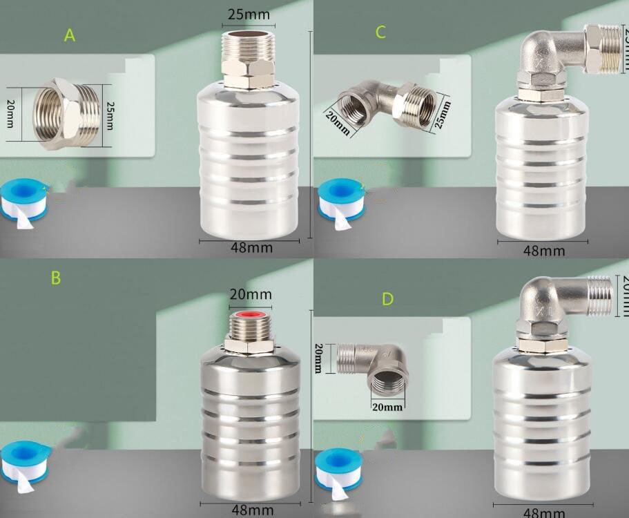 š 304 stainless steel water level control float valveš° - clarioy
