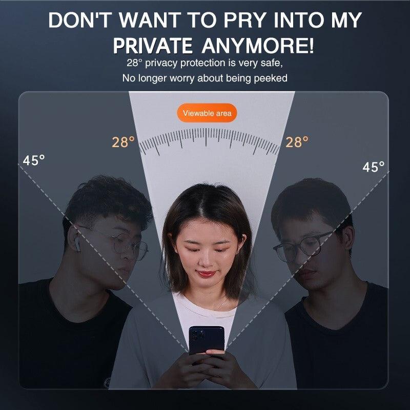 Full Cover Anti-Spy Screen Protector - clarioy