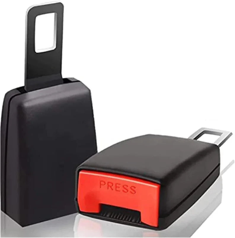 Clarioy black and red car seat belt buckle accessories for auto safety