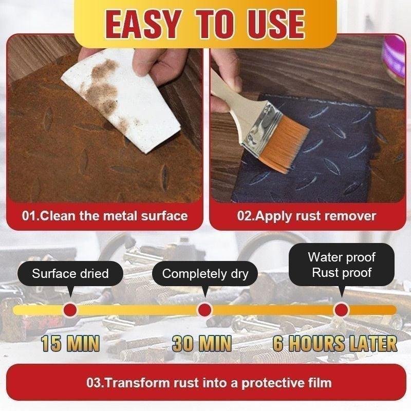 Water-based Metal Rust Remover Metallic Paint - clarioy