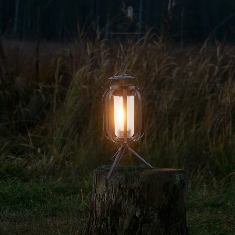 🌞2025 Summer Sale🔥Solar Lantern Outdoor Light with 4 Modes