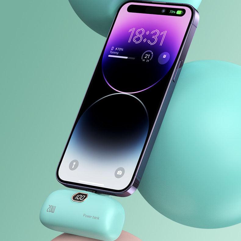 Portable Lipstick-size Wireless Power Bank 5000mAh - clarioy