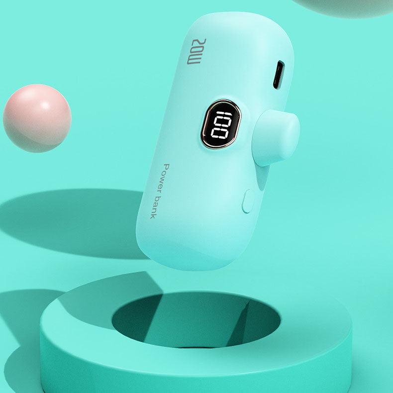 Portable Lipstick-size Wireless Power Bank 5000mAh - clarioy