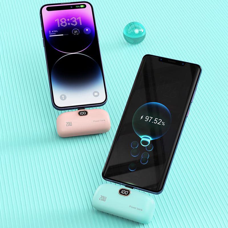 Portable Lipstick-size Wireless Power Bank 5000mAh - clarioy