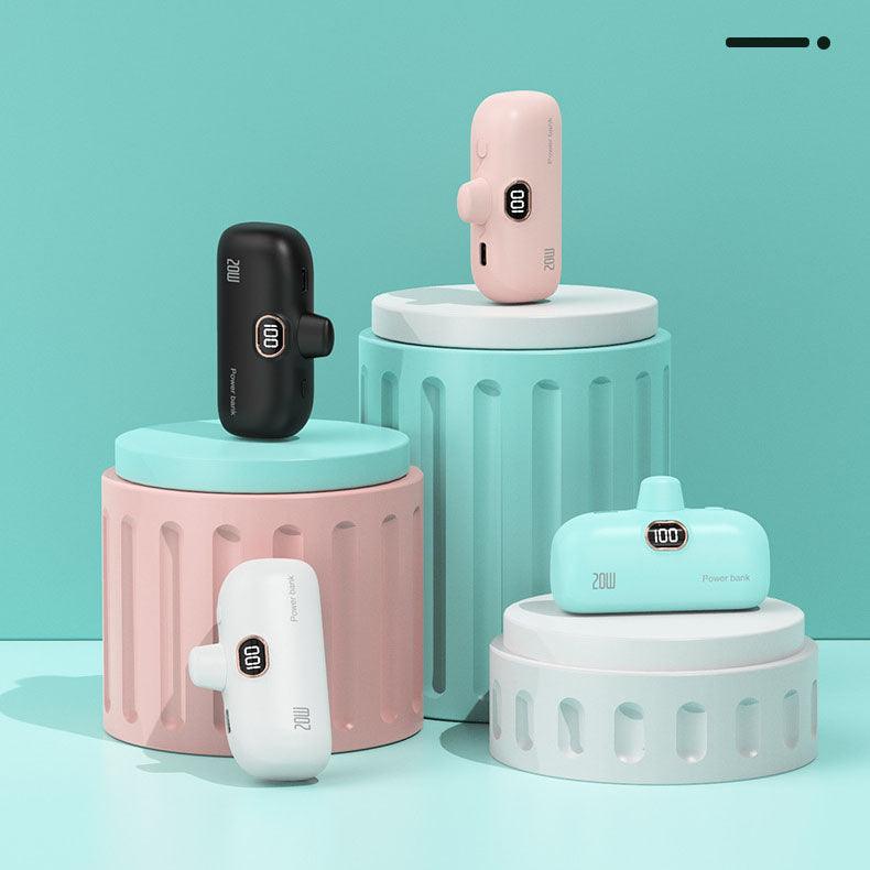 Portable Lipstick-size Wireless Power Bank 5000mAh - clarioy