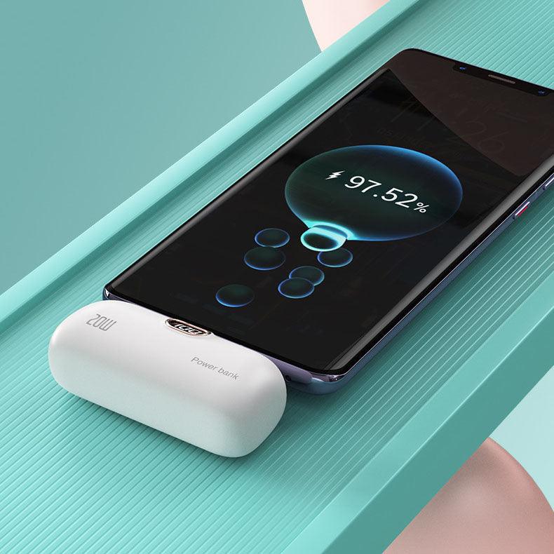 Portable Lipstick-size Wireless Power Bank 5000mAh - clarioy