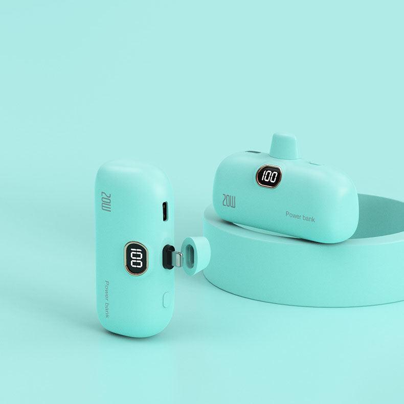 Portable Lipstick-size Wireless Power Bank 5000mAh - clarioy